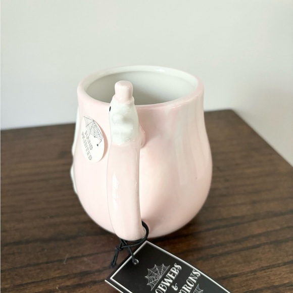 🩷👻Cobwebs & Cauldrons Pink Ghost Mug - Picture 5 of 7